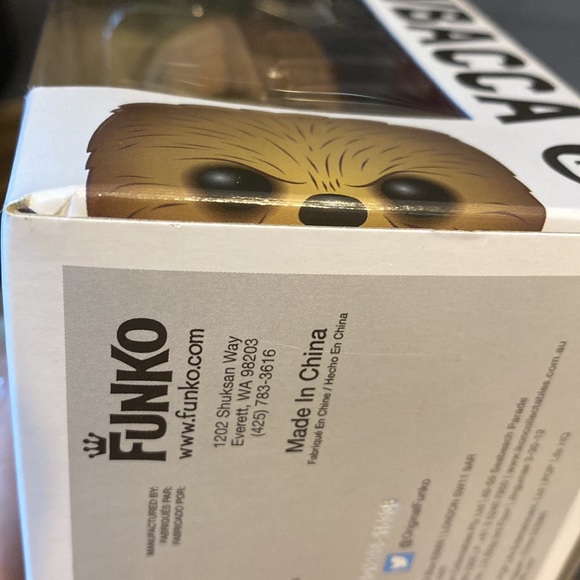 Funko Pop Chewbacca Flocked #63 Star Wars Exclusive Bobble Head - Picture 12 of 12
